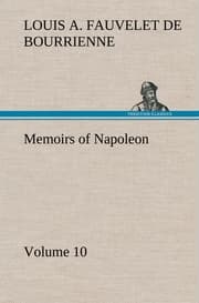 Cover von Memoirs of Napoleon - Volume 10