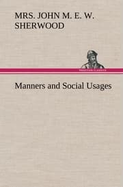 Cover von Manners and Social Usages