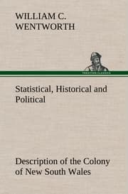 Cover von Statistical, Historical and Political Description of the Colony of New South Wales