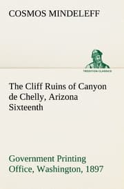 Cover von The Cliff Ruins of Canyon de Chelly, Arizona Sixteenth Annual Report of the Bureau of Ethnology to the Secretary of the Smithsonian Institution, 1894-95, Government Printing Office, Washington, 1897, pages 73-198