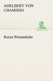 Cover von Kurze Prosastücke