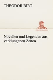 Cover von Novellen und Legenden aus verklungenen Zeiten