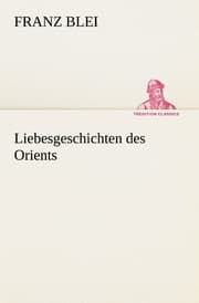 Cover von Liebesgeschichten des Orients