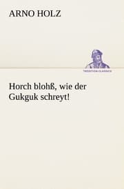 Cover von Horch blohß, wie der Gukguk schreyt!