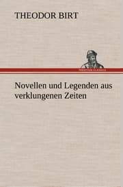 Cover von Novellen und Legenden aus verklungenen Zeiten