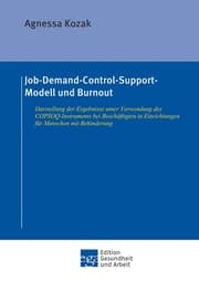 Cover von Job-Demand-Control-Support-Modell und Burnout