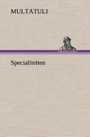 Cover von Specialiteiten
