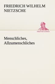 Cover von Menschliches, Allzumenschliches