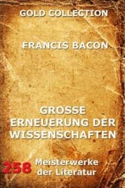 Cover von Grosse Erneuerung der Wissenschaften (Novum Organon)