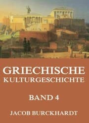 Cover von Griechische Kulturgeschichte, Band 4