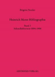 Cover von Heinrich Mann-Bibliographie