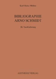 Cover von Bibliographie Arno Schmidt
