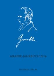 Cover von Grabbe-Jahrbuch 2016