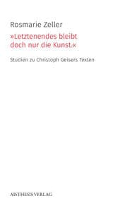 Cover von 'Letztenendes bleibt doch nur die Kunst.'