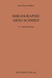 Cover von Bibliographie Arno Schmidt