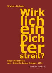 Cover von Wirklich ein Dichterstreit?