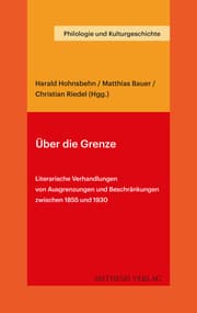 Cover von Über die Grenze