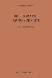 Cover von Bibliographie Arno Schmidt