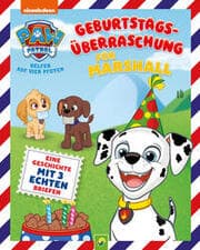 Cover von PAW Patrol Briefe-Geschichtenbuch: Geburtstagsüberraschung für Marshall