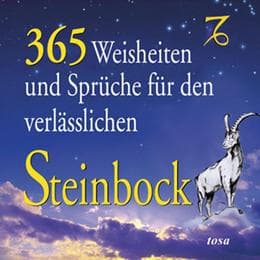 Cover von 365 Weisheiten und Sprüche für den verlässlichen Steinbock
