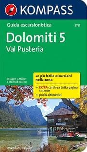 Cover von KOMPASS Wanderführer Dolomiti 5, Val Pusteria, italienische Ausgabe