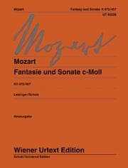 Cover von Fantasie und Sonate c-Moll