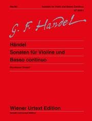 Cover von Sonaten für Violine und Basso continuo