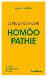 Cover von Schlag nach über Homöopathie