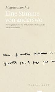 Cover von Eine Stimme von anderswo