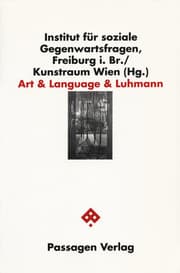 Cover von Art & Language & Luhmann