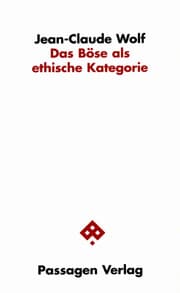 Cover von Das Böse als ethische Kategorie