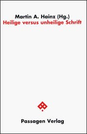 Cover von Heilige versus unheilige Schrift