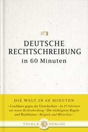Cover von Deutsche Rechtschreibung in 60 Minuten