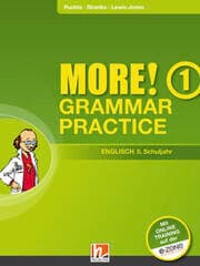 Cover von MORE! Grammar Practice 1, Ausgabe Österreich, mit Zugangscode für Online-Training