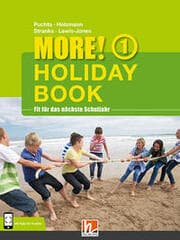 Cover von MORE! Holiday Book 1, mit App für Audiomaterial