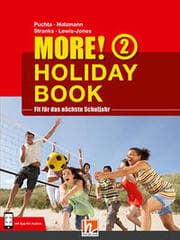 Cover von MORE! Holiday Book 2, mit App für Audiomaterial