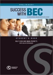 Cover von Success with BEC Preliminary, Student's Book