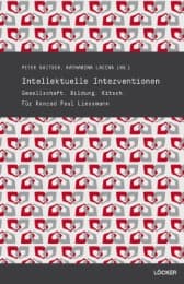 Cover von Intellektuelle Interventionen
