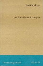 Cover von Von Sprachen und Schriften