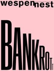 Cover von wespennest - Bankrott