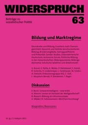 Cover von Widerspruch 63