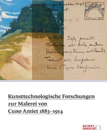 Cover von Kunsttechnologische Forschungen zur Malerei von Cuno Amiet 1883-1914