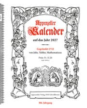 Cover von Appenzeller Kalender 2027