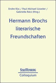 Cover von Hermann Brochs literarische Freundschaften
