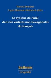 Cover von La syntaxe de loral dans les variétés non-hexagonales du français