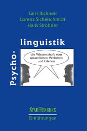Cover von Psycholinguistik