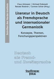 Cover von Literatur in Deutsch als Fremdsprache und internationaler Germanistik