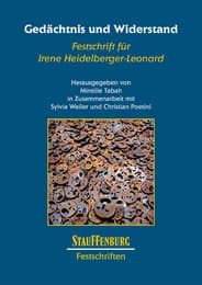 Cover von Gedächtnis und Widerstand