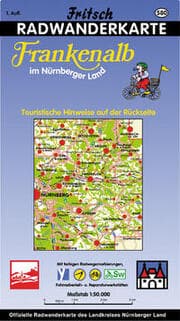 Cover von Radwanderkarte Frankenalb im Nürnberger Land