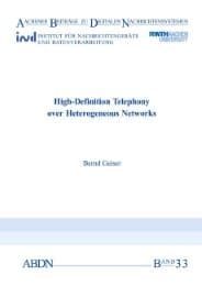 Cover von High-Definition Telephony over Heterogeneous Networks